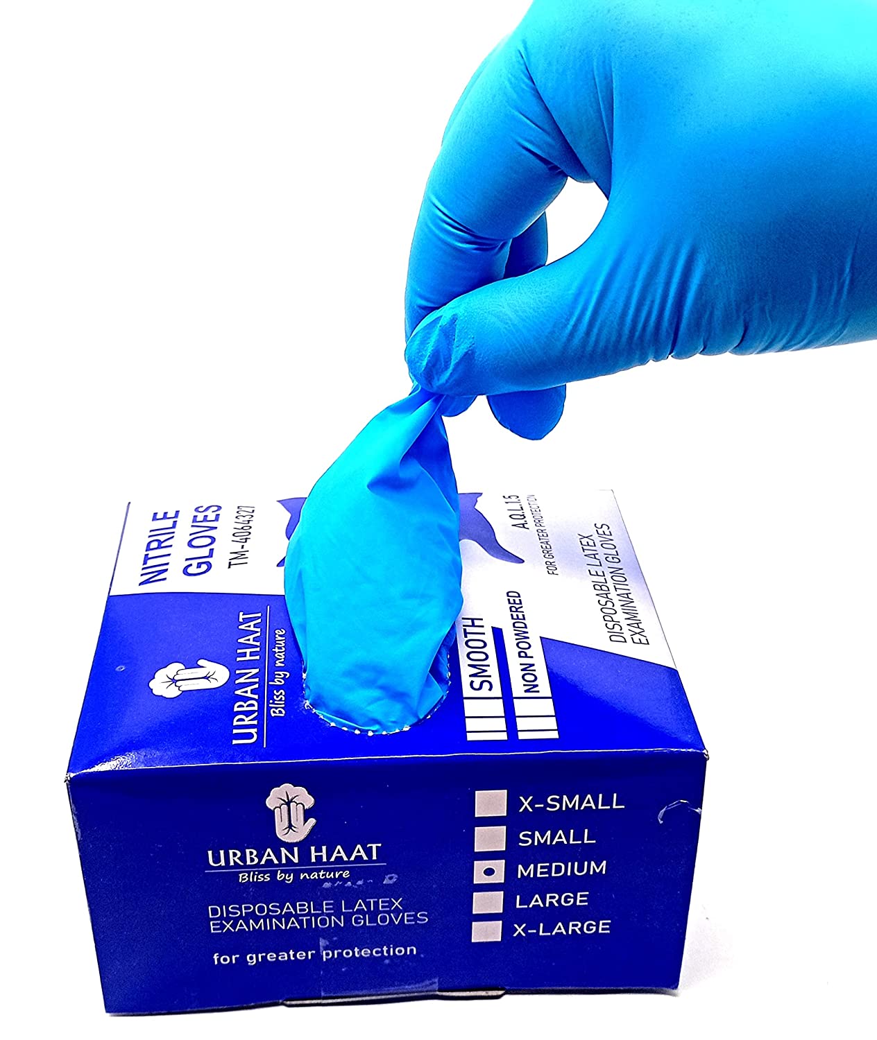 Powder Free Nitrile Gloves for Multiple Purpose in Medium Size