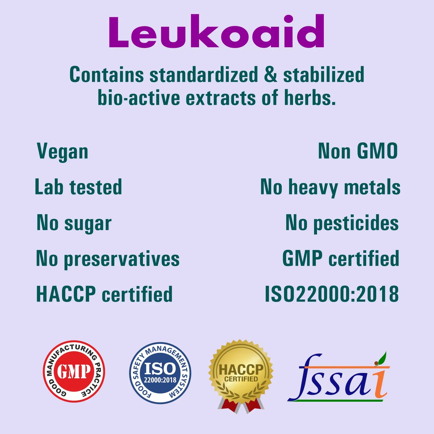 Leukoaid - Natural Supplement to Control Leukorrhea & White Discharge in Females