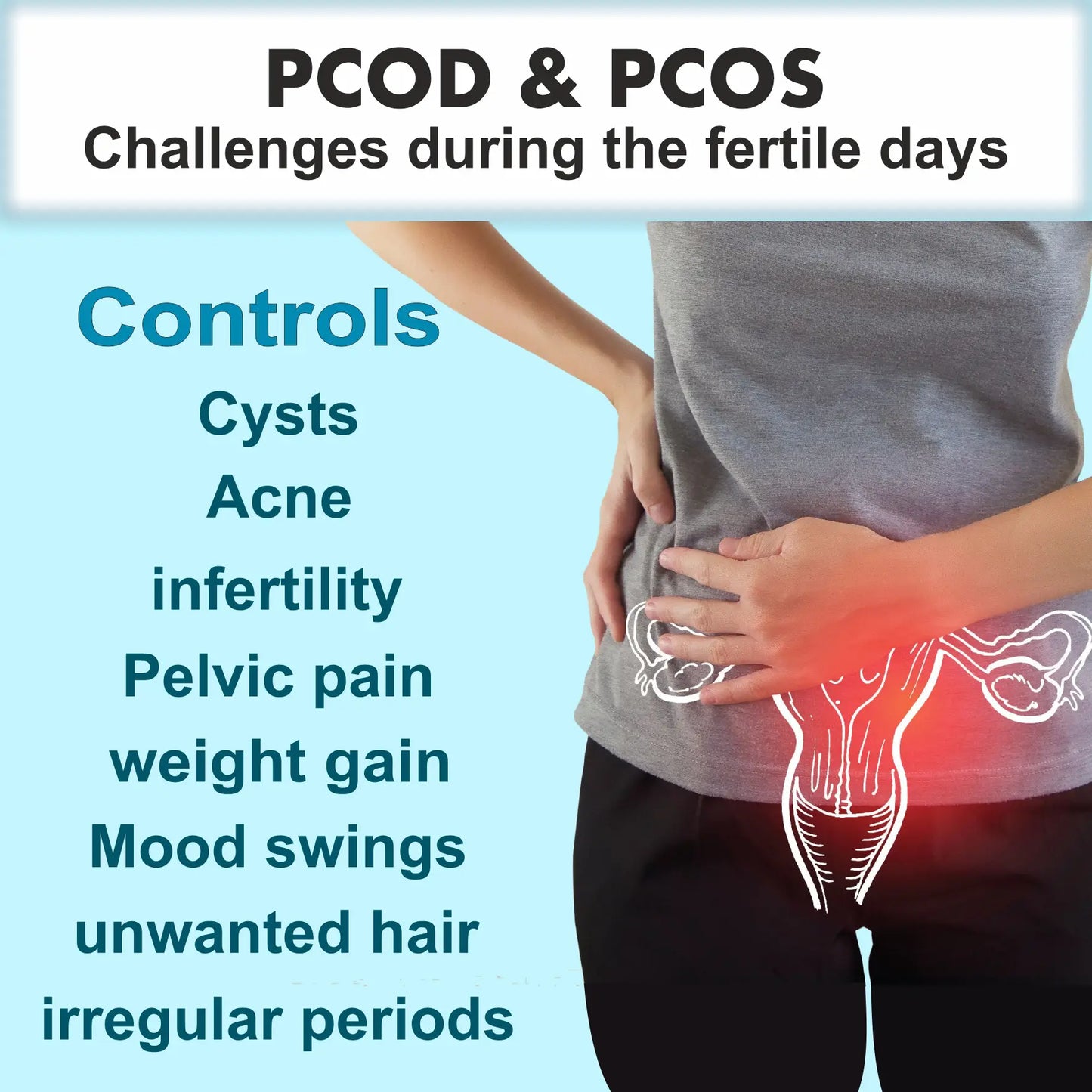 PCOD Support - Natural Supplement to Manage PCOD & PCOS Symptoms in Women